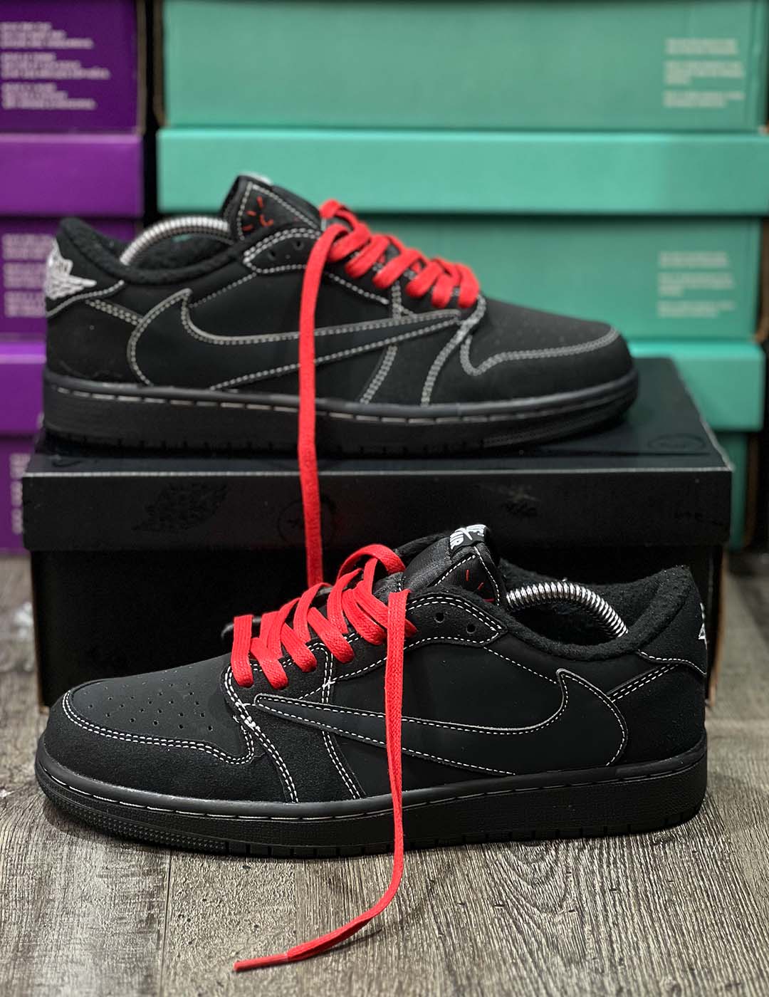 Air Jordan 1 Low x Travis Scott "Black Phantom"