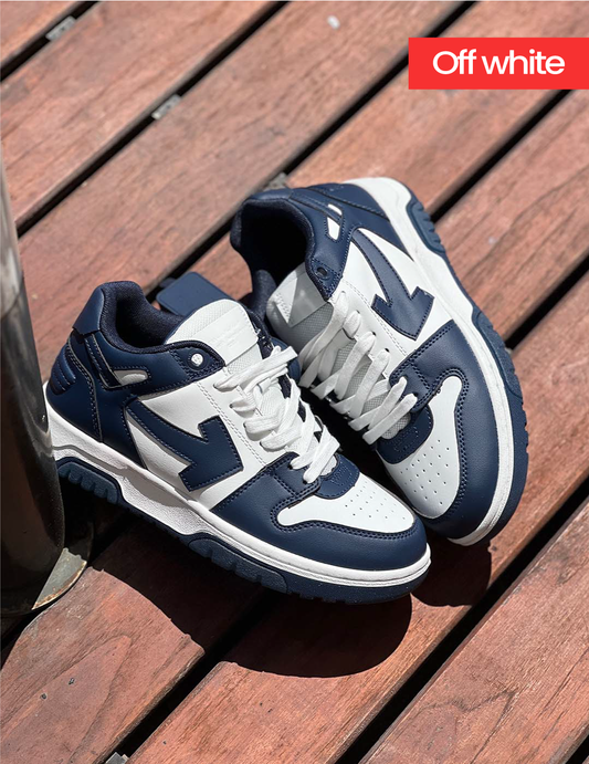 Off-White Out Of Office Low Top "Dark Blue/White