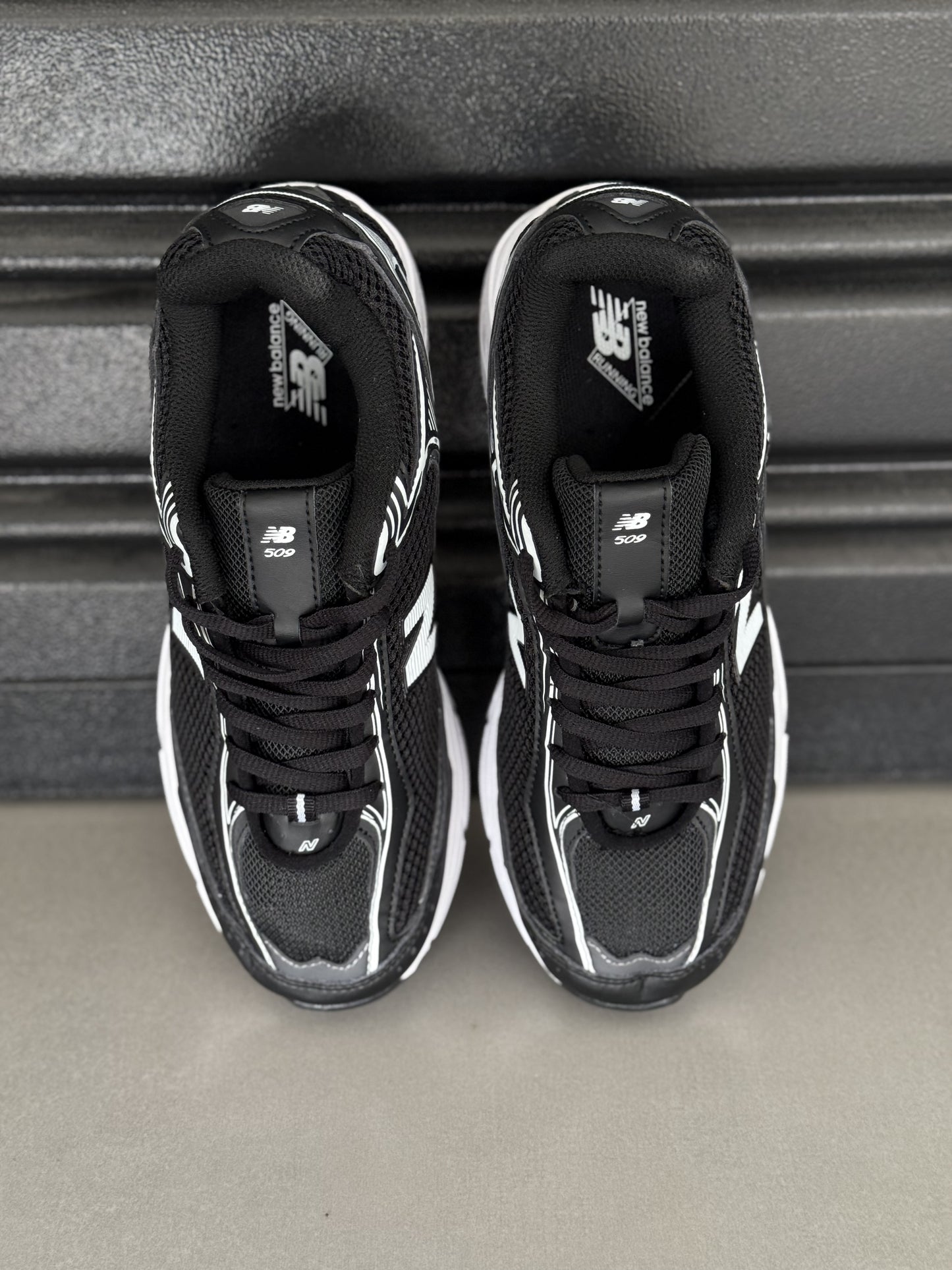 🚀 New Balance 509 Black – Estilo runner que impone respeto