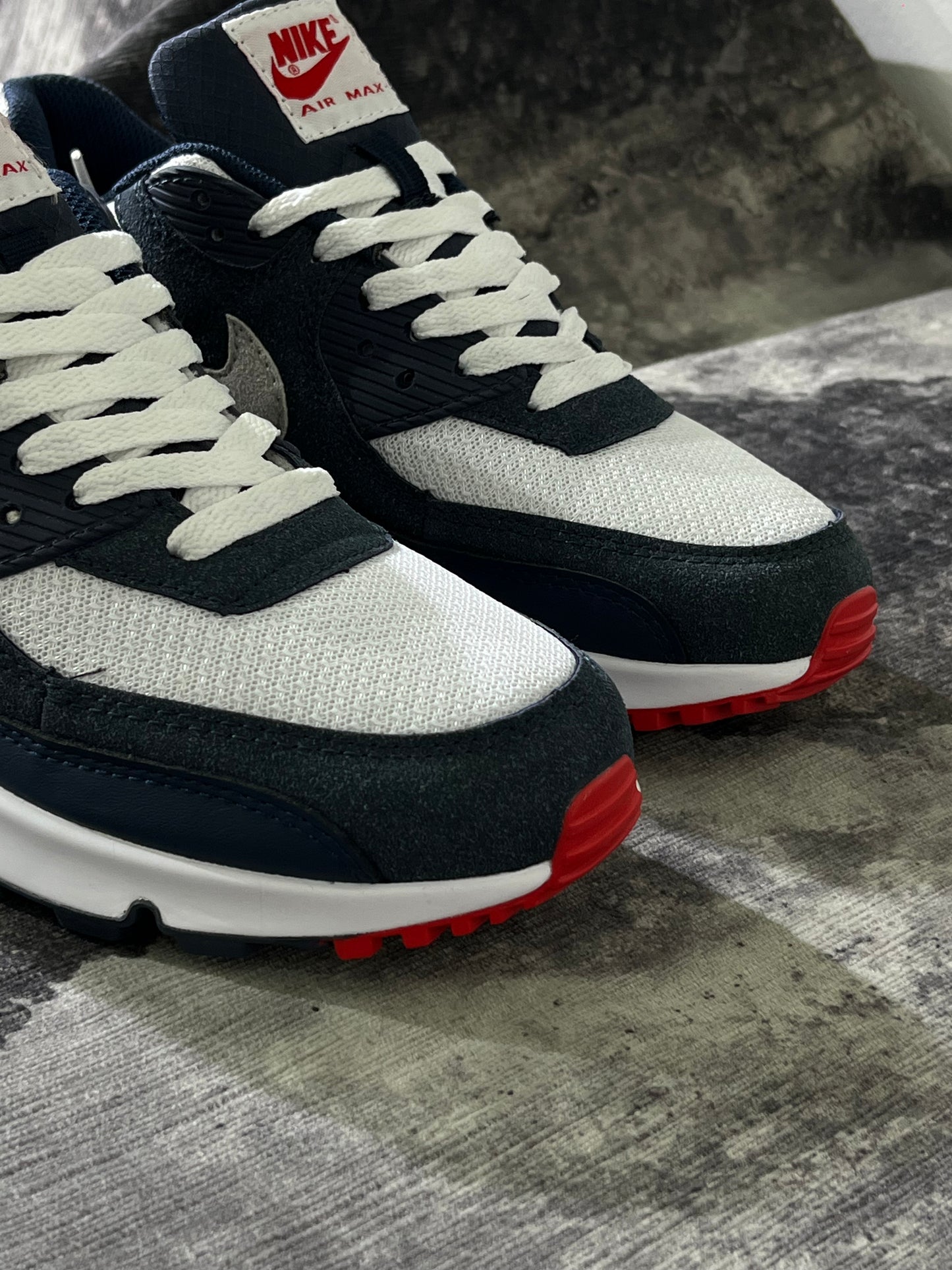 Tenis Air Max 90 Navy/Crimson