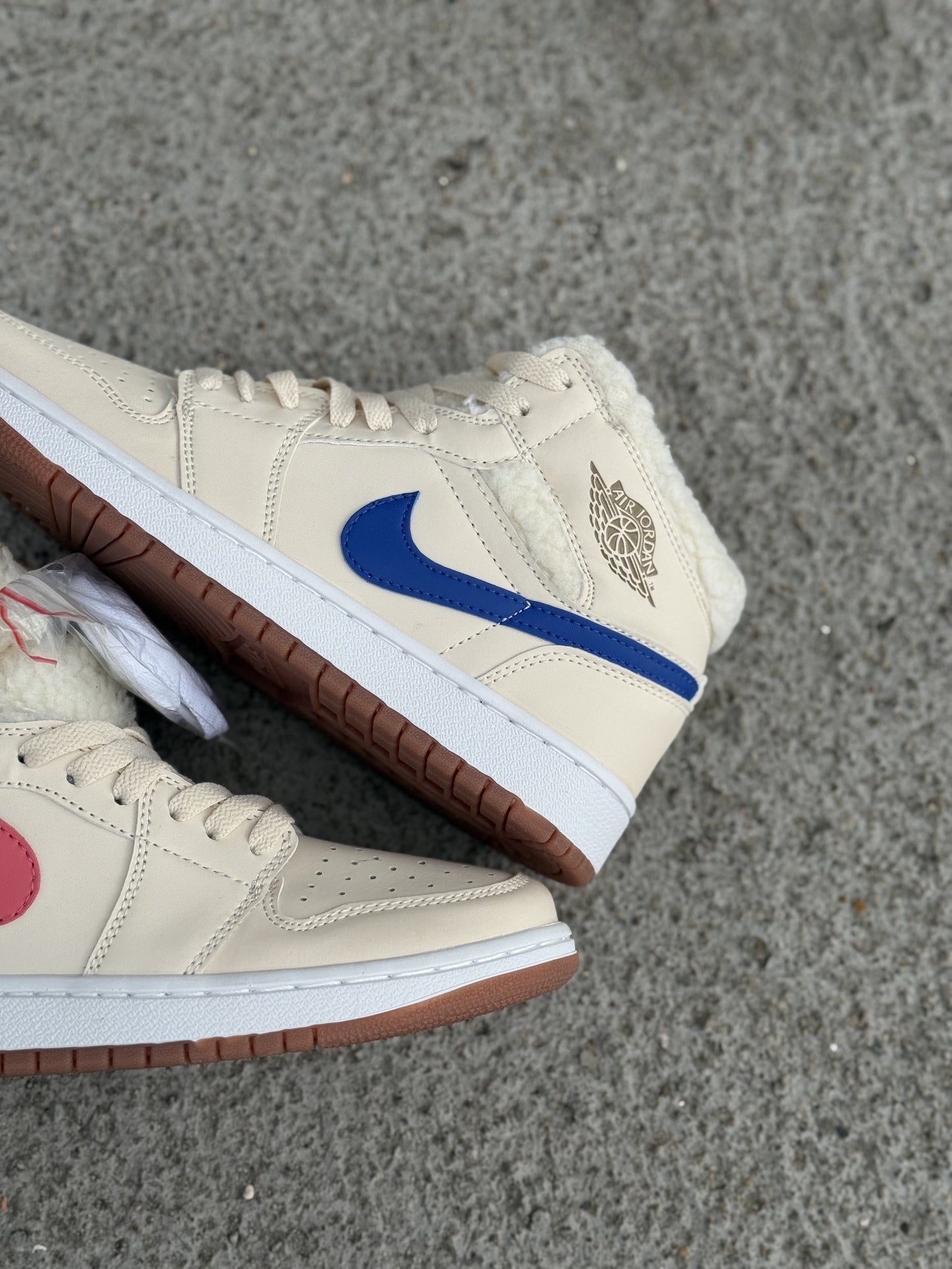 Air Jordan 1 Mid Canvas Multi-Swoosh