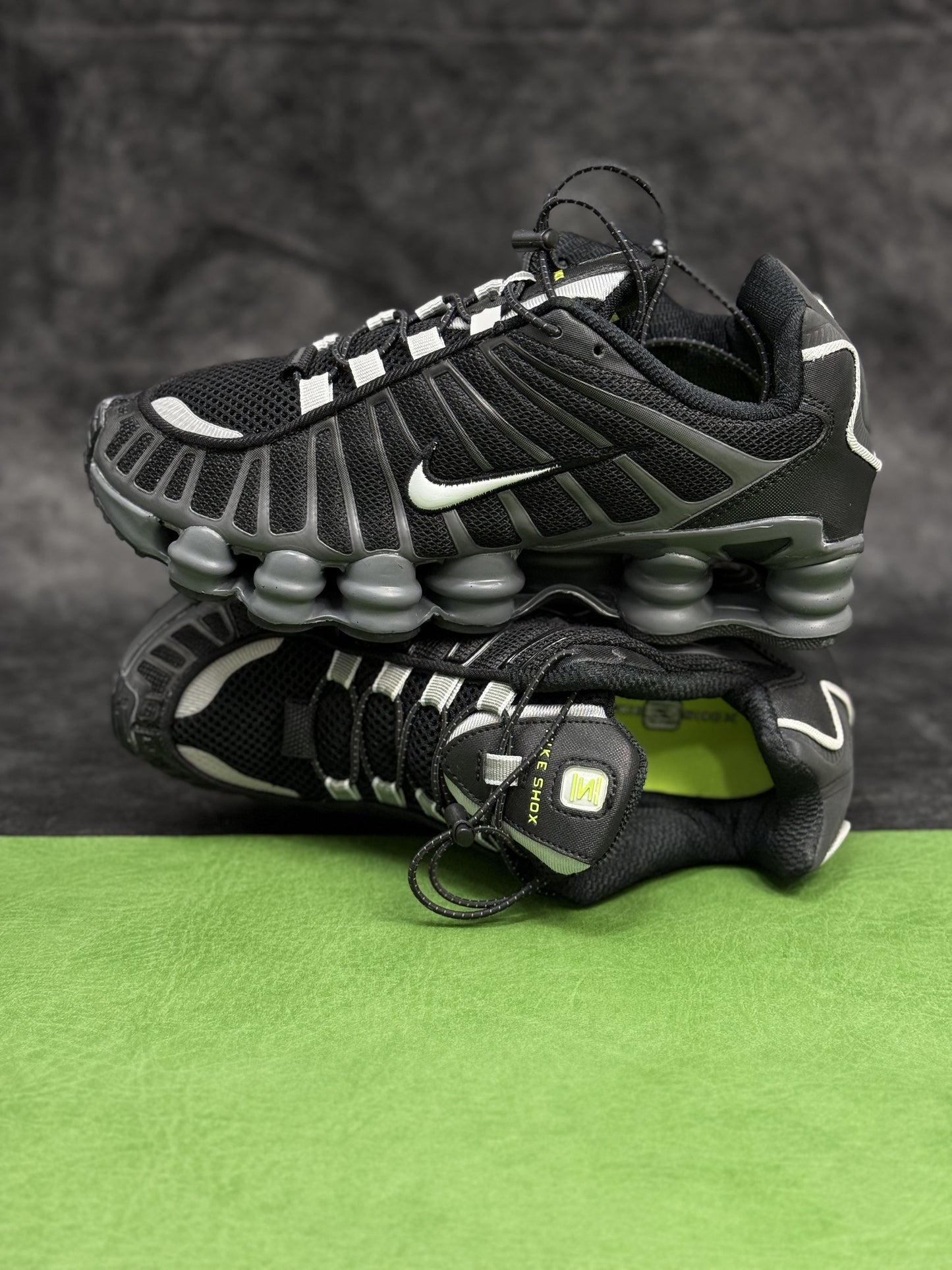 Nike Shox TL Black Metallic Silver