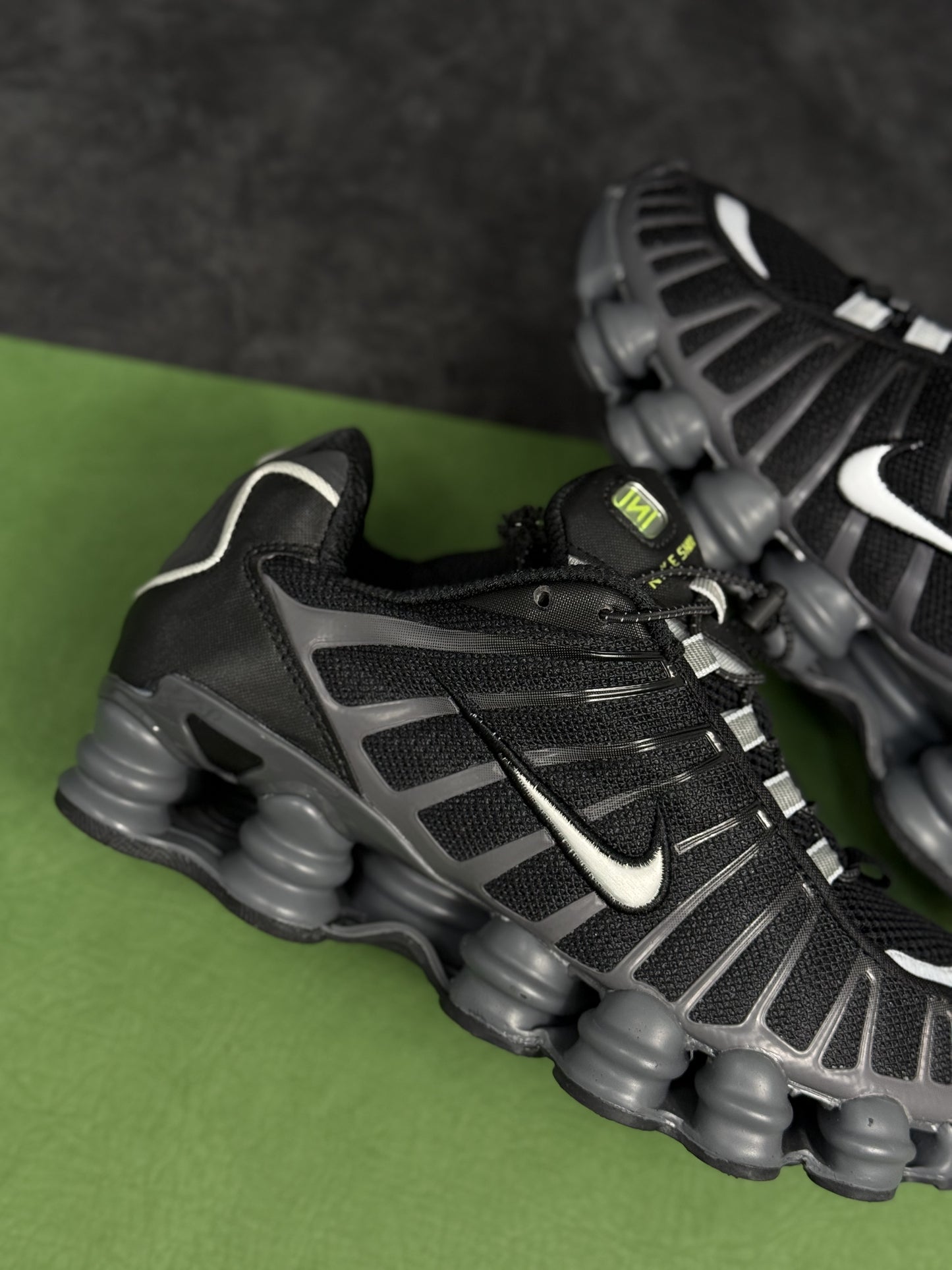 Nike Shox TL Black Metallic Silver