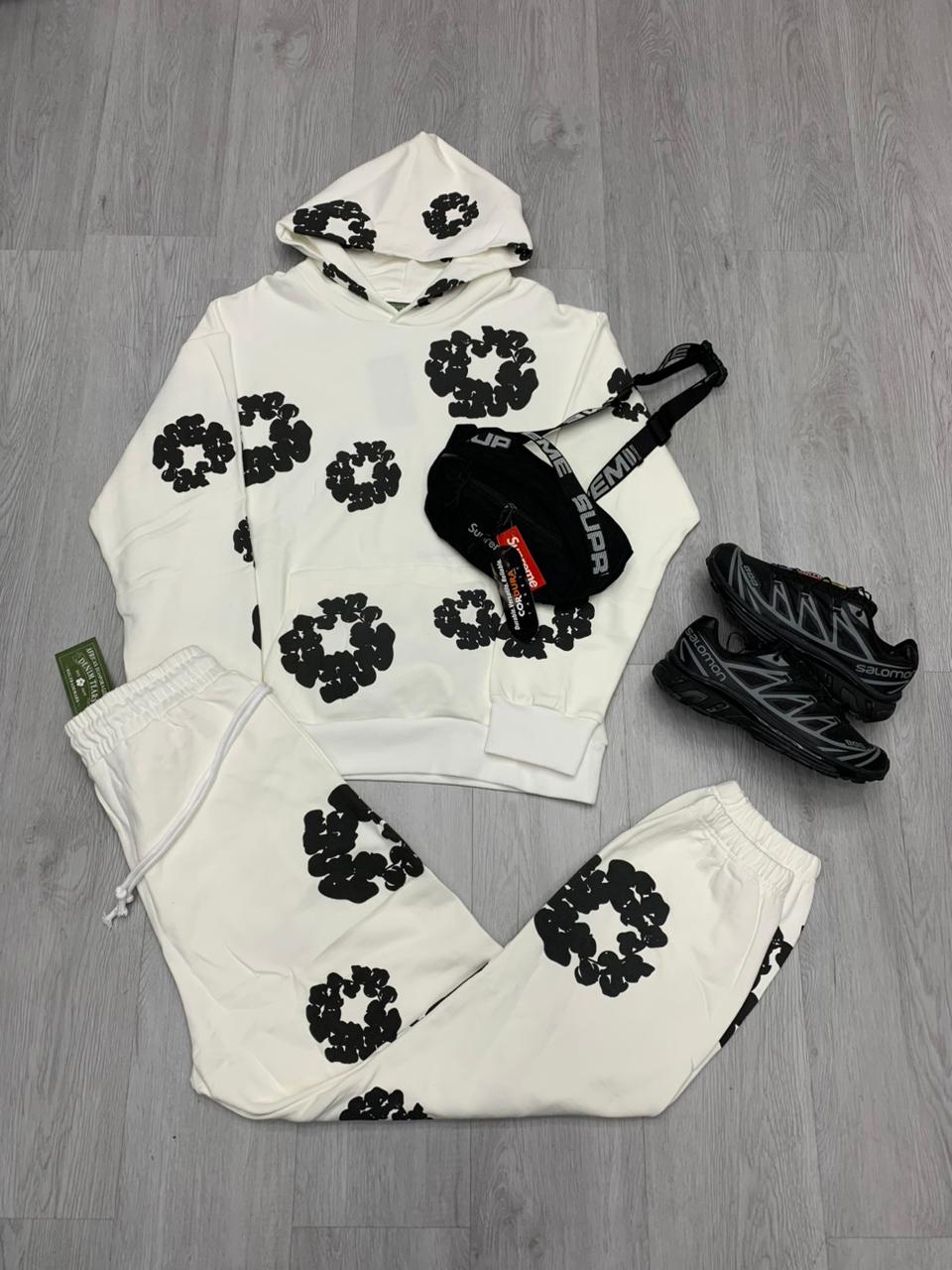 Set de sudadera con capucha y pantalón tipo jogger