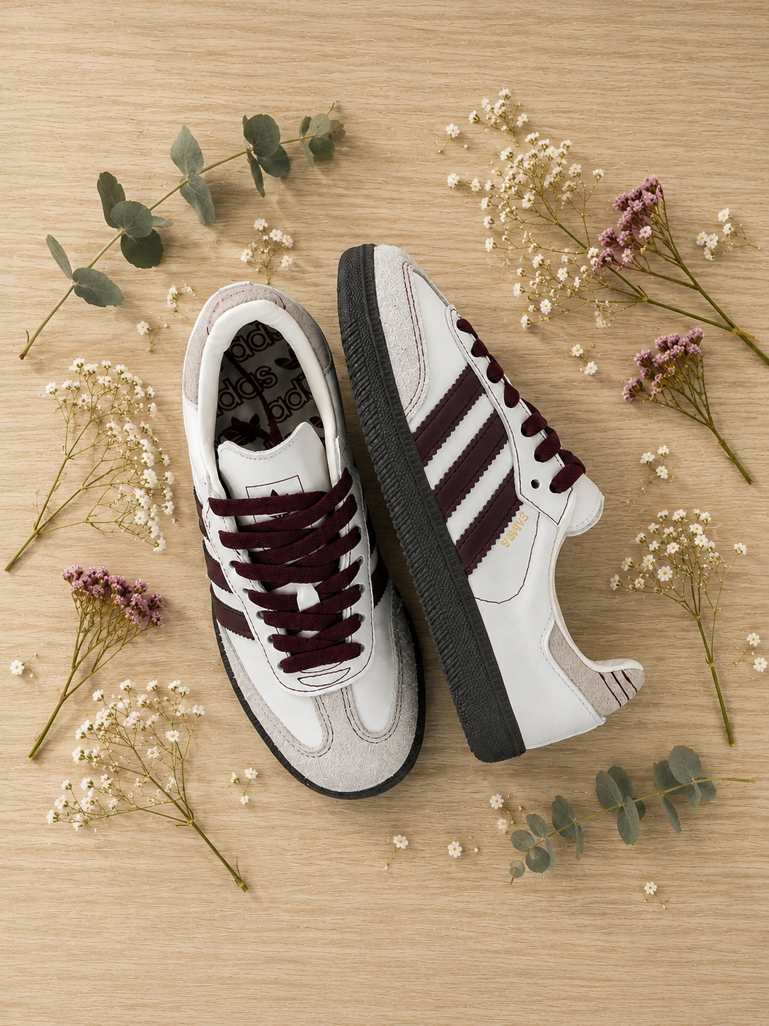 Tenis Samba OG “Wonder White/Maroon”