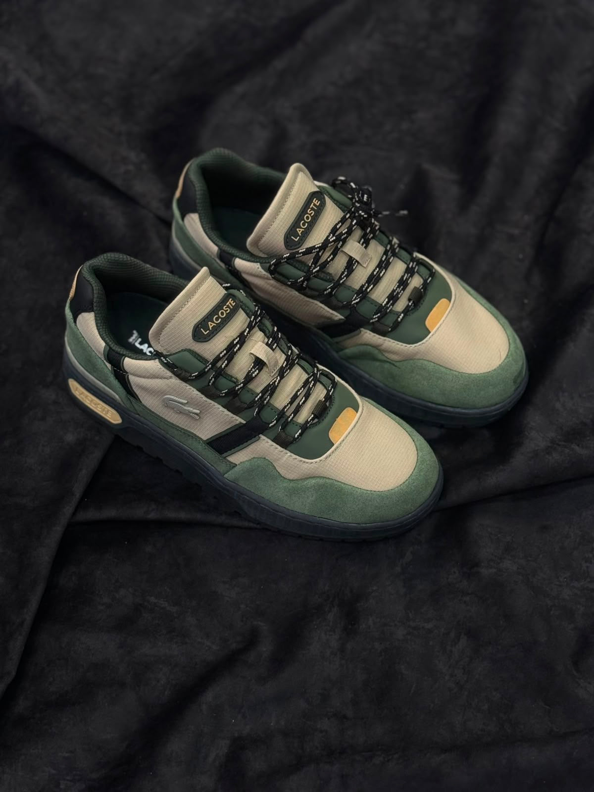 Lacoste T-Clip Winter Off White/Dark Green