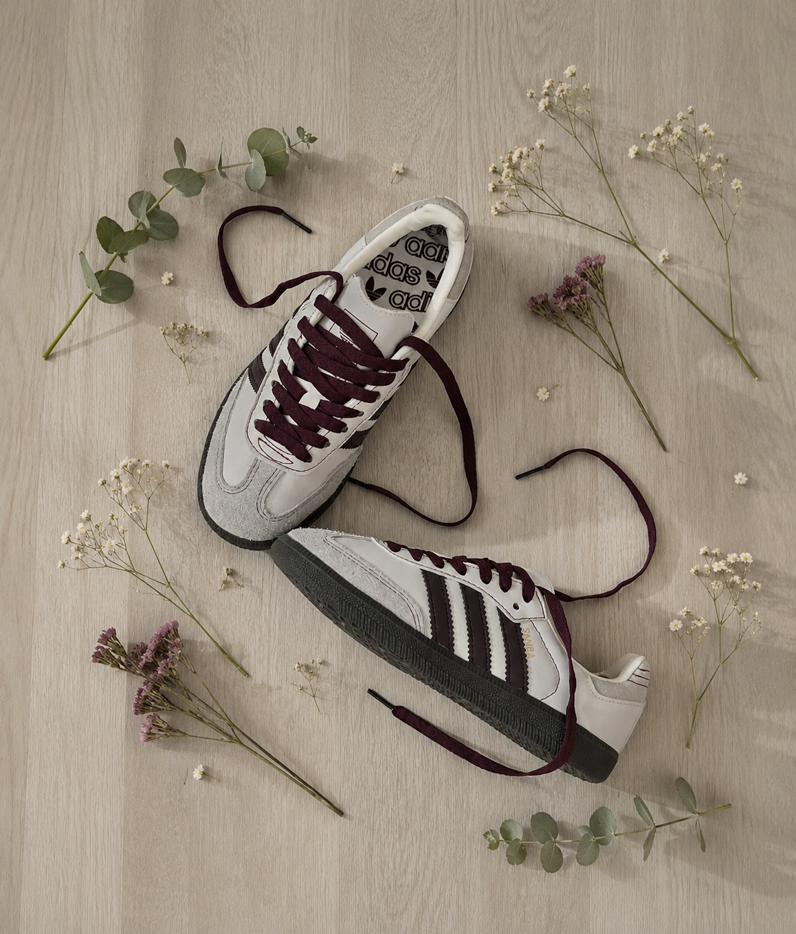 Tenis Samba OG “Wonder White/Maroon”