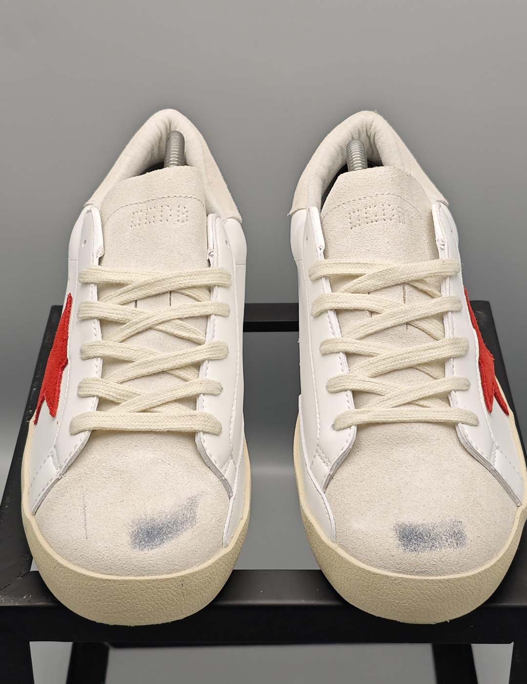 Golden Goose Super-Star White Red
