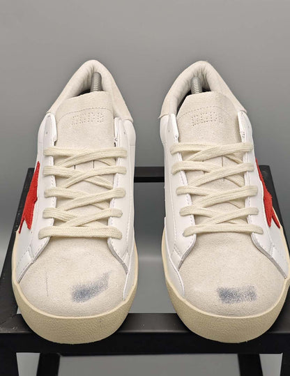 Golden Goose Super-Star White Red