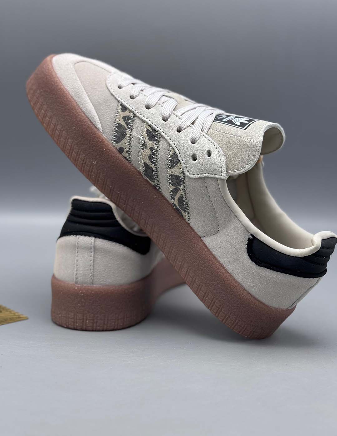 Adidas Sambae Leopard Off White