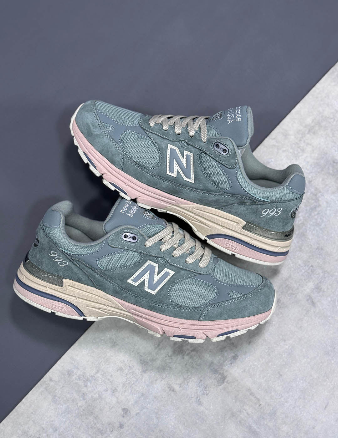 New Balance 993 MIUSA x KITH Pistachio