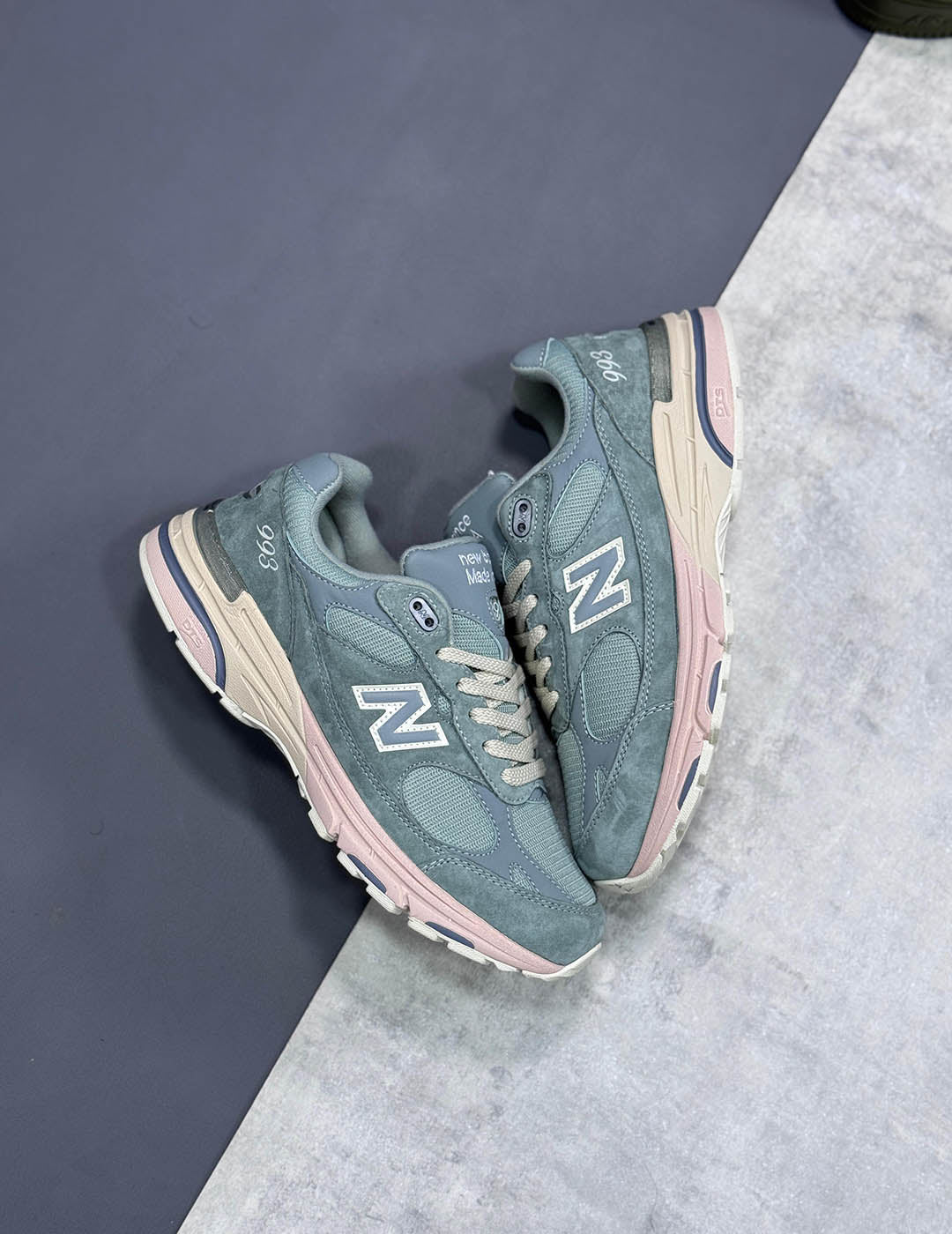 New Balance 993 MIUSA x KITH Pistachio