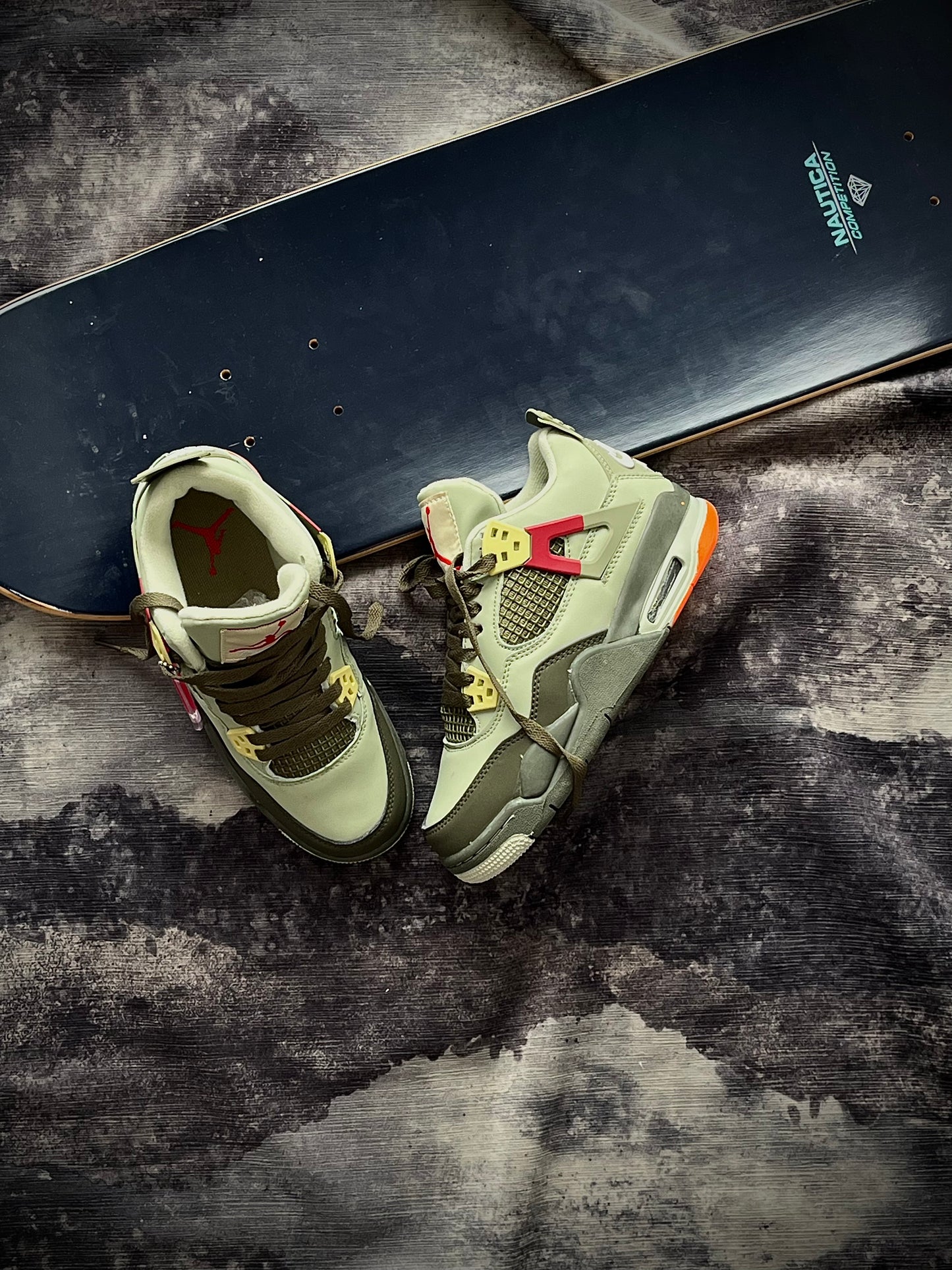 Retro 4 Verde/Oliva