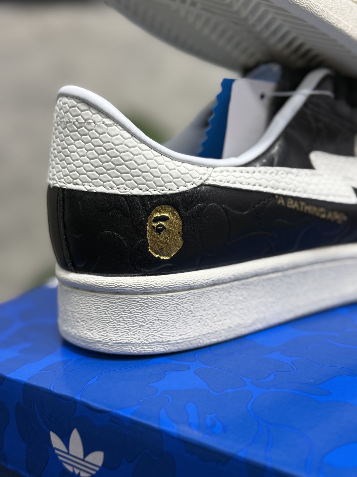 Adidas Superstar x BAPE Negro Blanco Edición Especial ⭐🔥