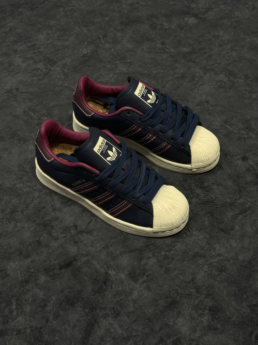 Adidas Originals Superstar Dark Navy Red