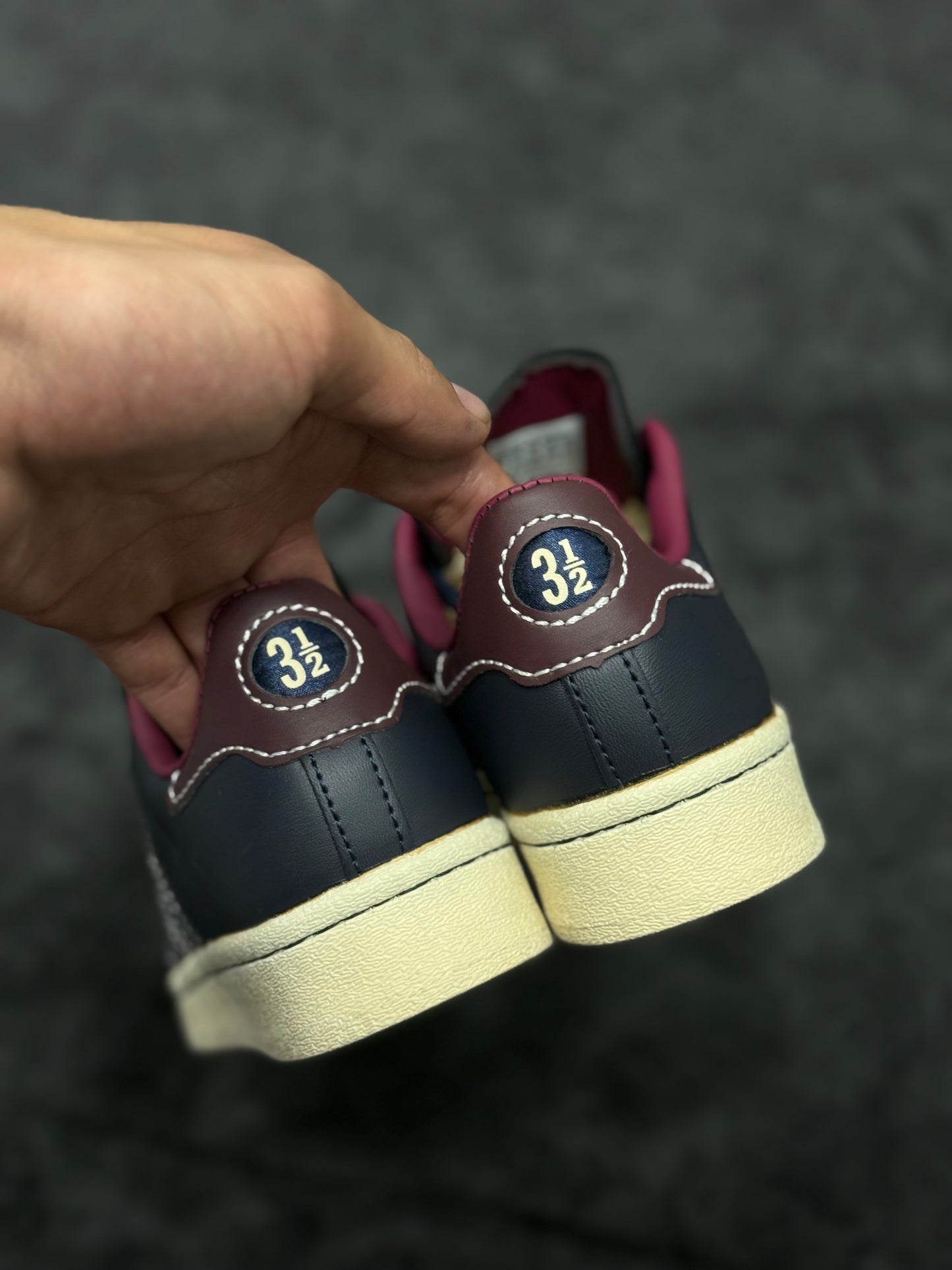 Adidas Originals Superstar Dark Navy Red