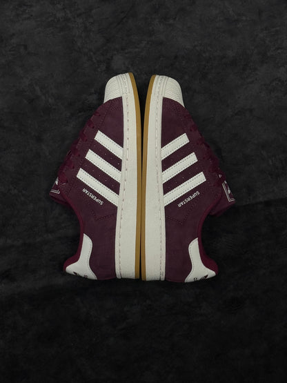Adidas Originals Superstar Vinotinto gamuza