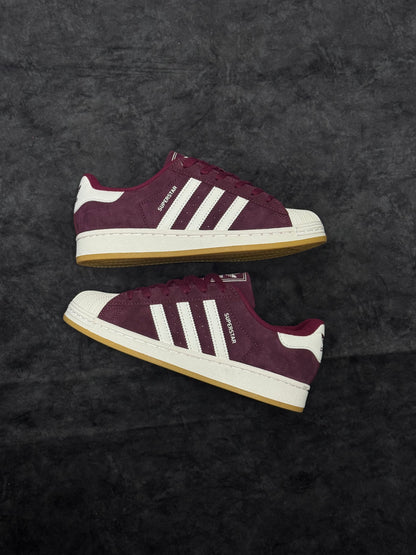 Adidas Originals Superstar Vinotinto gamuza