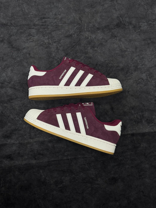 Adidas Originals Superstar Vinotinto gamuza
