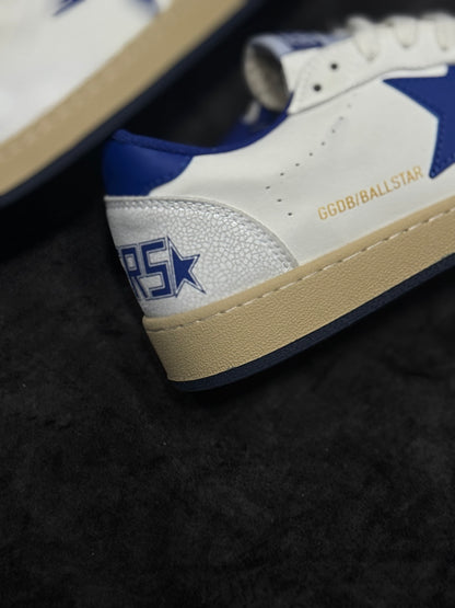 Ball Star para hombre de napa blanca con estrella y talón azul