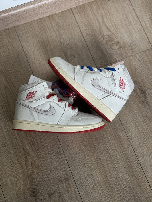 Air Jordan 1 Retro High Latte Red Stitch