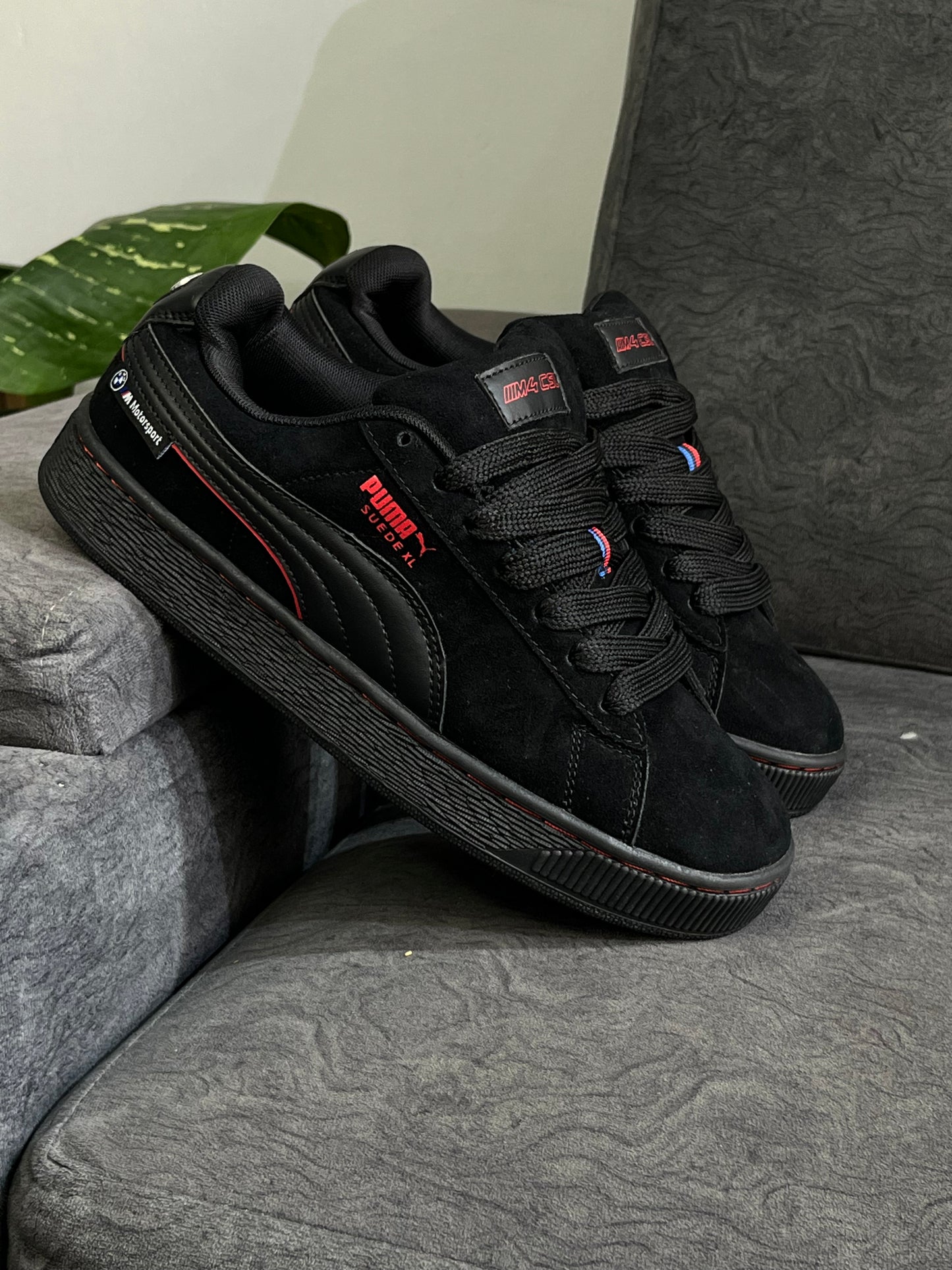 Puma Suede XL BMW M Motorsport black / red