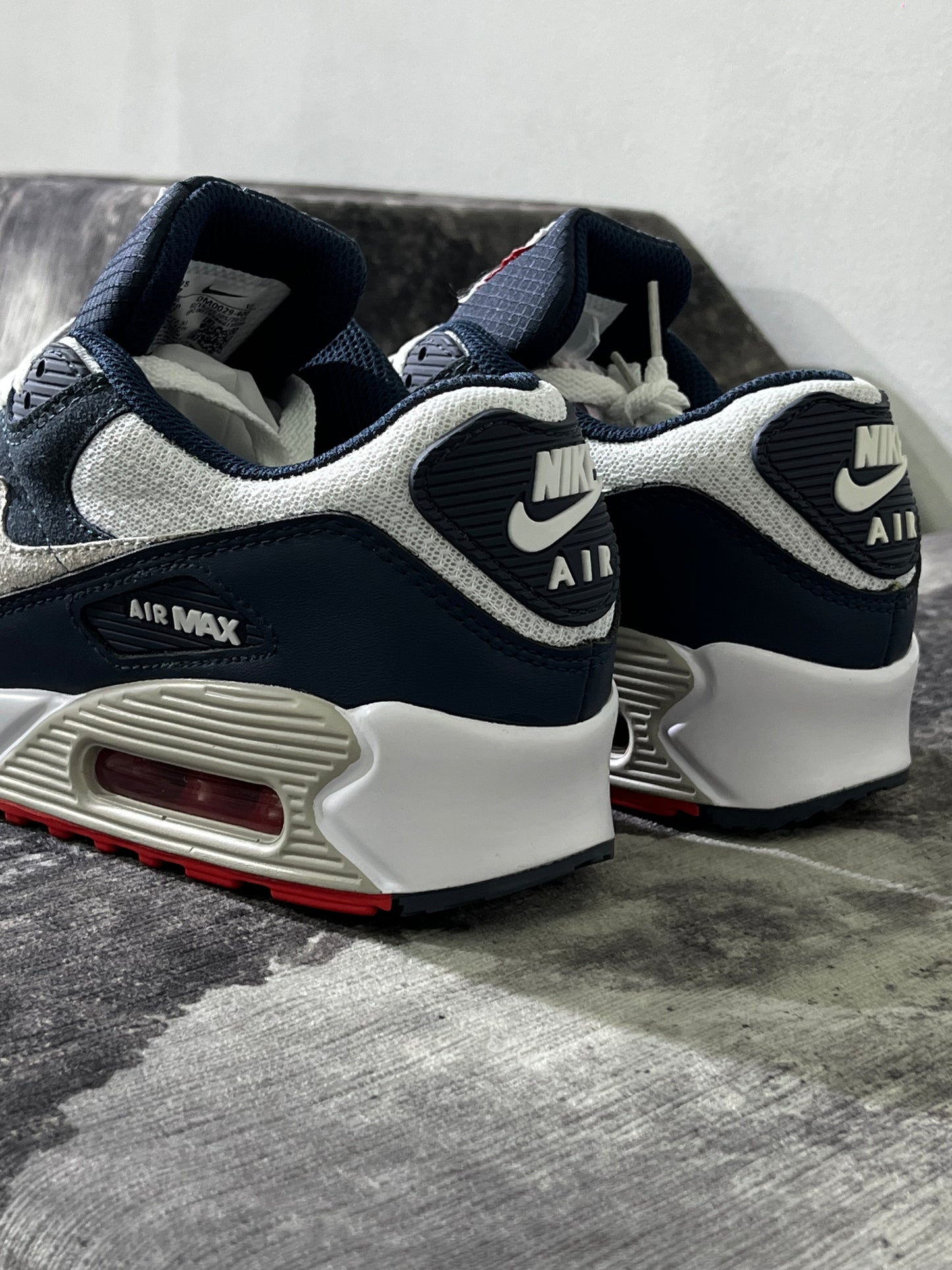 Tenis Air Max 90 Navy/Crimson