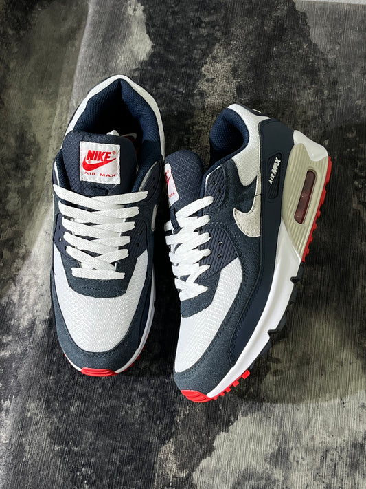 Tenis Air Max 90 Navy/Crimson