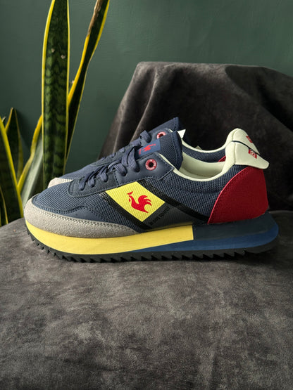 Le Coq Sportif Jet Star 2 Azul con amarillo