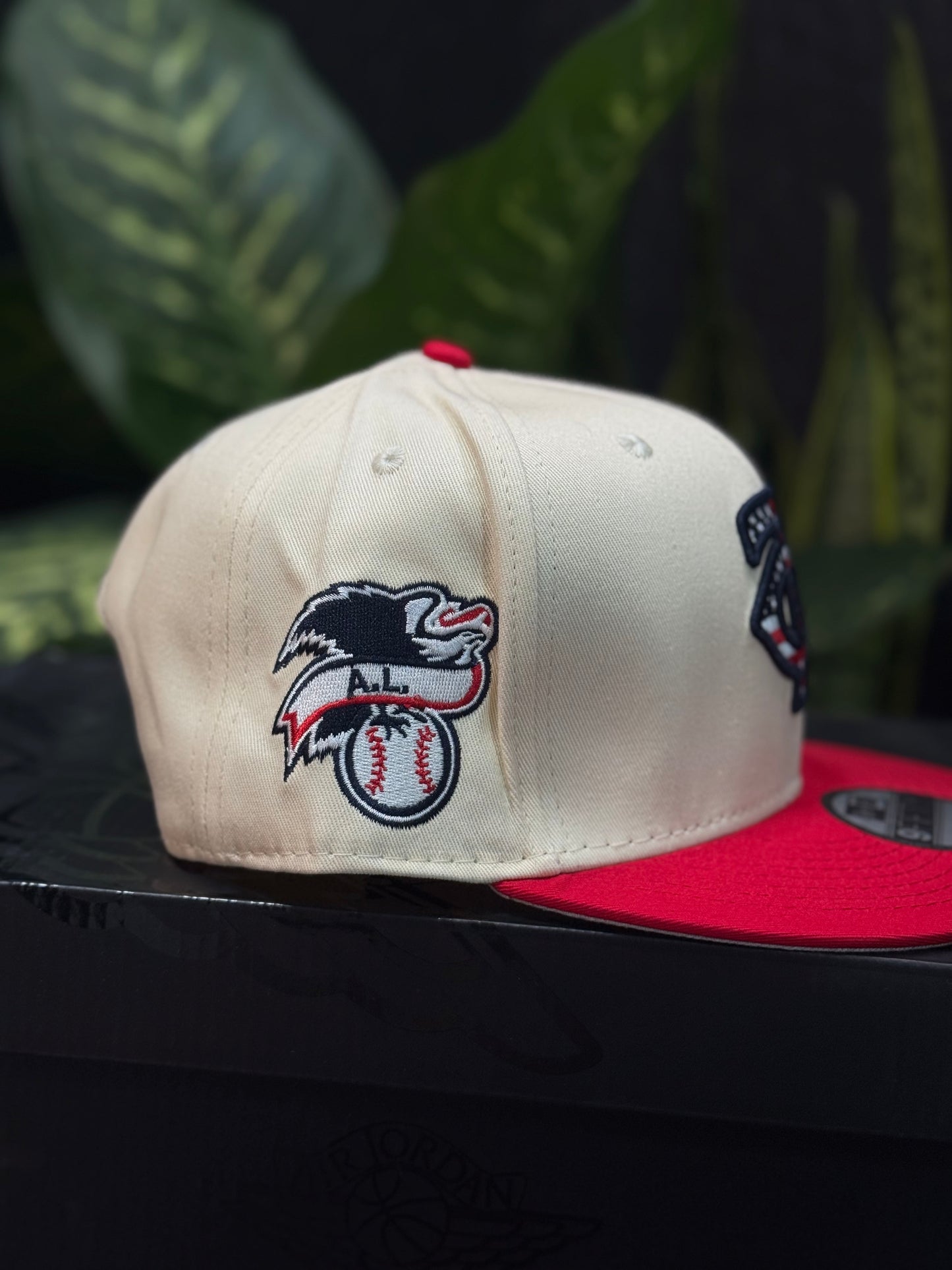 Khaki Red Minnesota Twins A.L. Side Patch New Era MLB 9Fifty