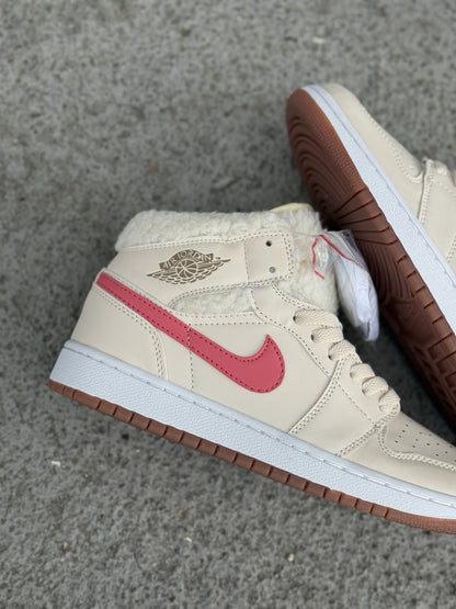 Air Jordan 1 Mid Canvas Multi-Swoosh