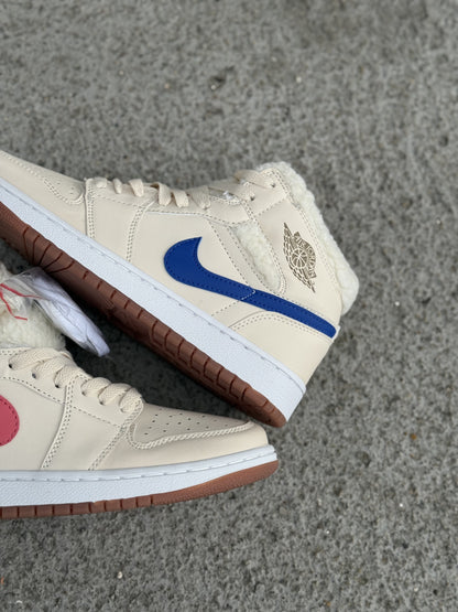 Air Jordan 1 Mid Canvas Multi-Swoosh