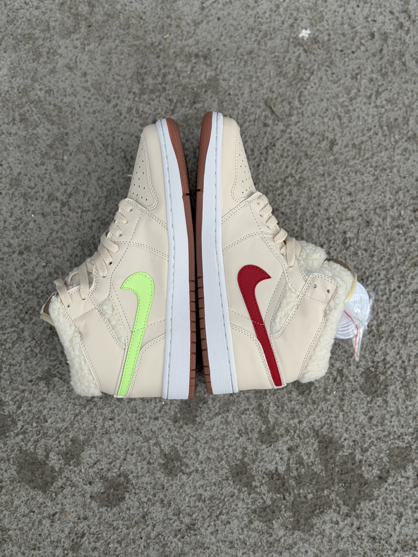 Air Jordan 1 Mid Canvas Multi-Swoosh