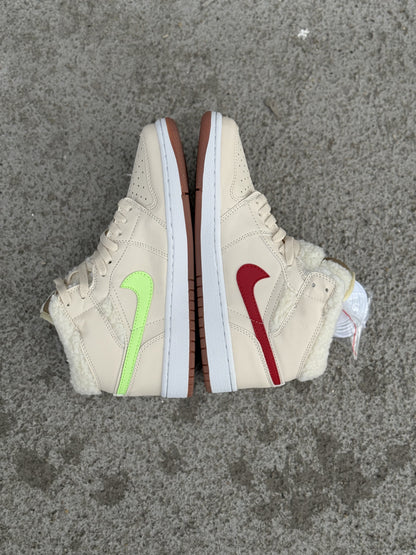 Air Jordan 1 Mid Canvas Multi-Swoosh