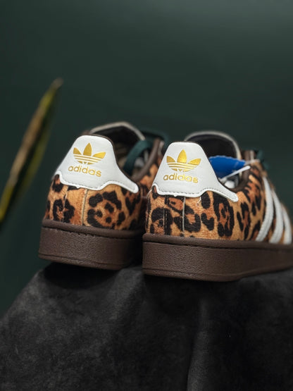Tenis SuperStar ll con estampado de leopardo