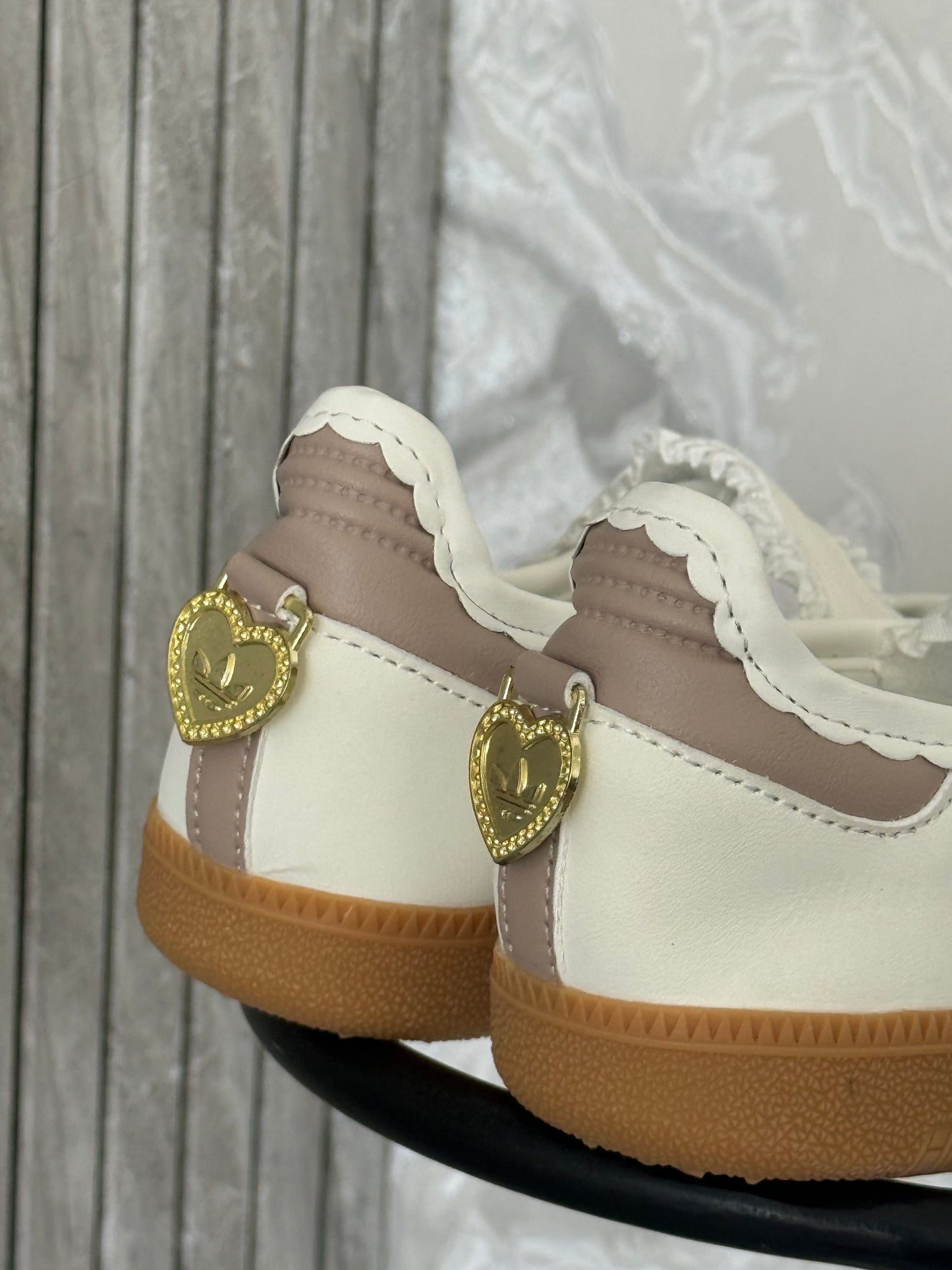 adidas Samba Jane Ruffle Pack White Pink Gum (Women's)