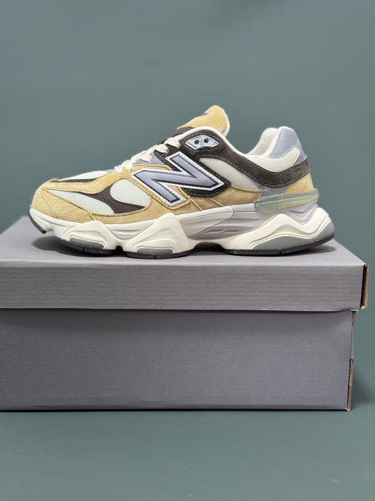 New Balance 9060 Mustard Yellow – Diseño Chunky