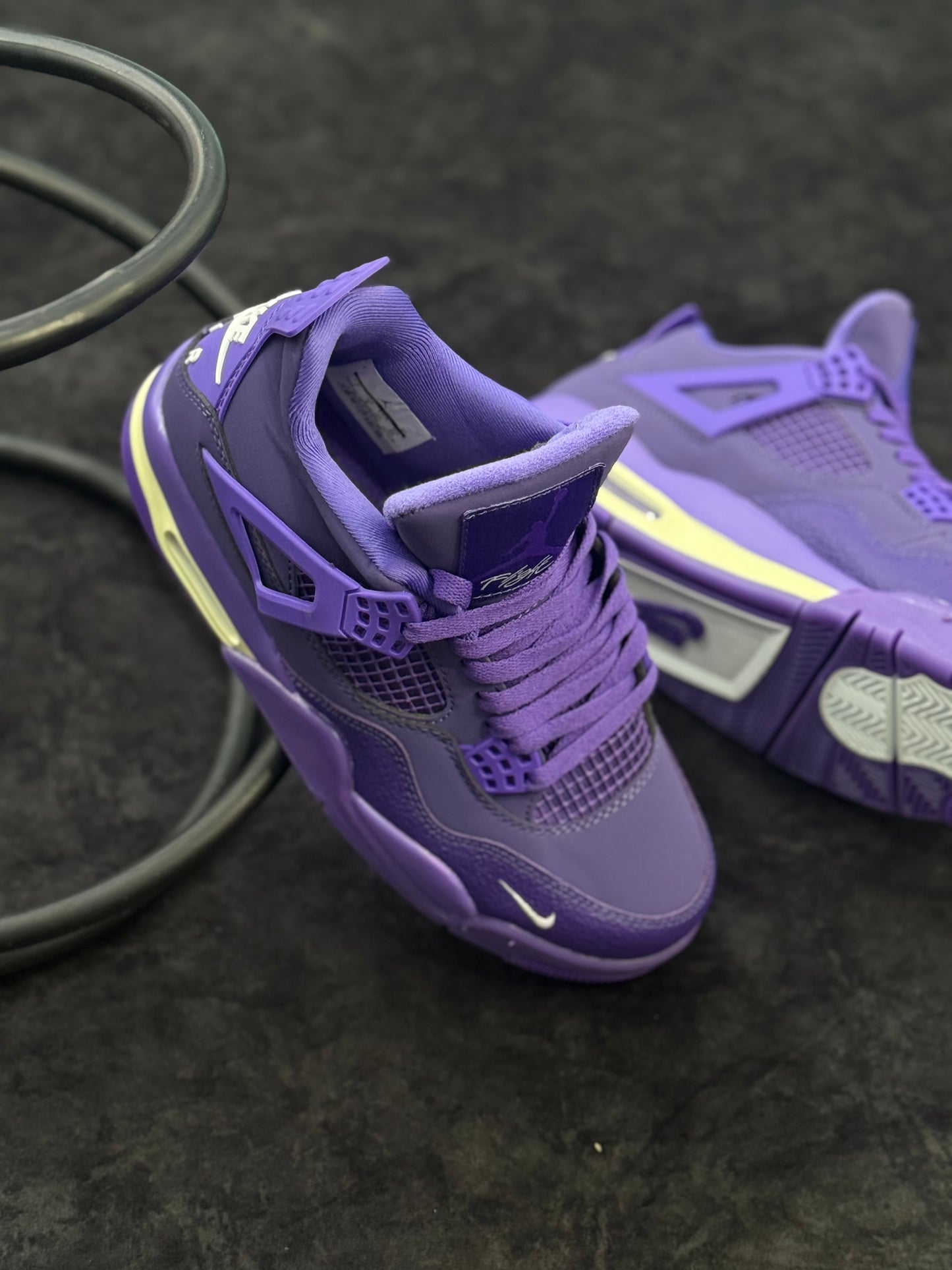 Air Jordan 4 Retro Nigel Sylvester "Purple Brick by Brick"