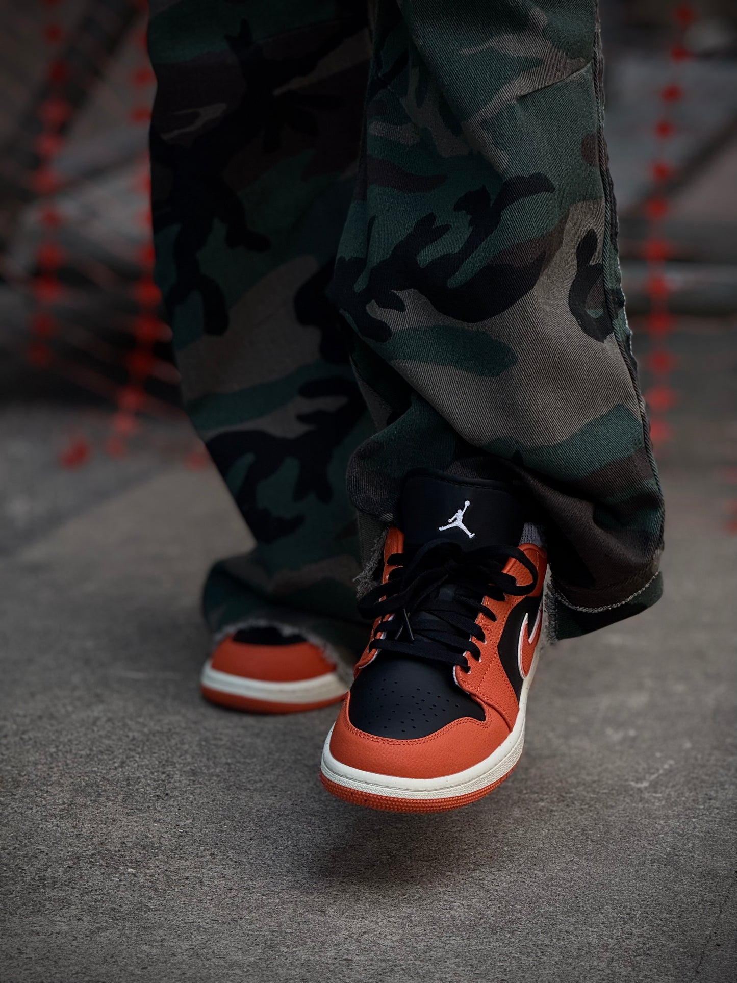 Jordan 1 Low “Orange Black” – Unisex