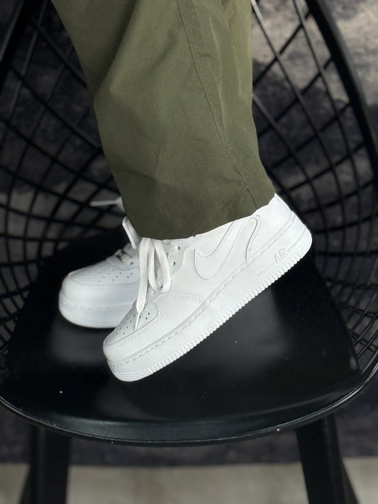 Nike Air Force 1 Mid '07 in a triple white