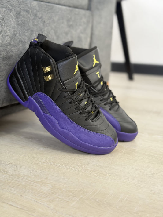 Air Jordan 12 Black Purple