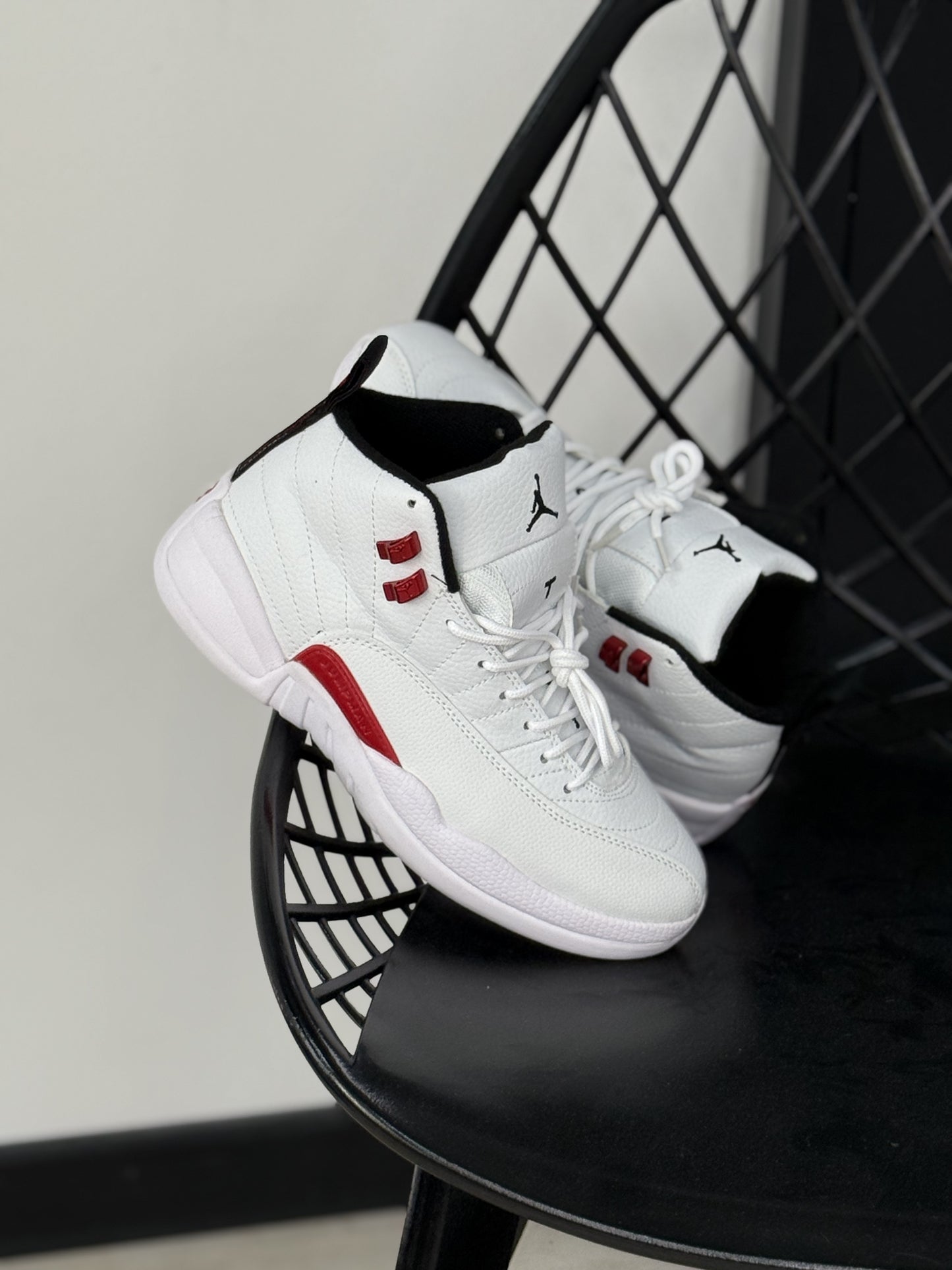 Air Jordan  12 White Red
