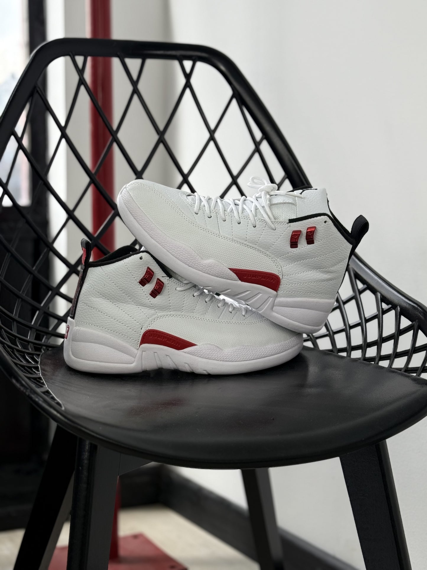 Air Jordan  12 White Red