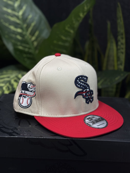 New Era Khaki/Red Chicago White Sox