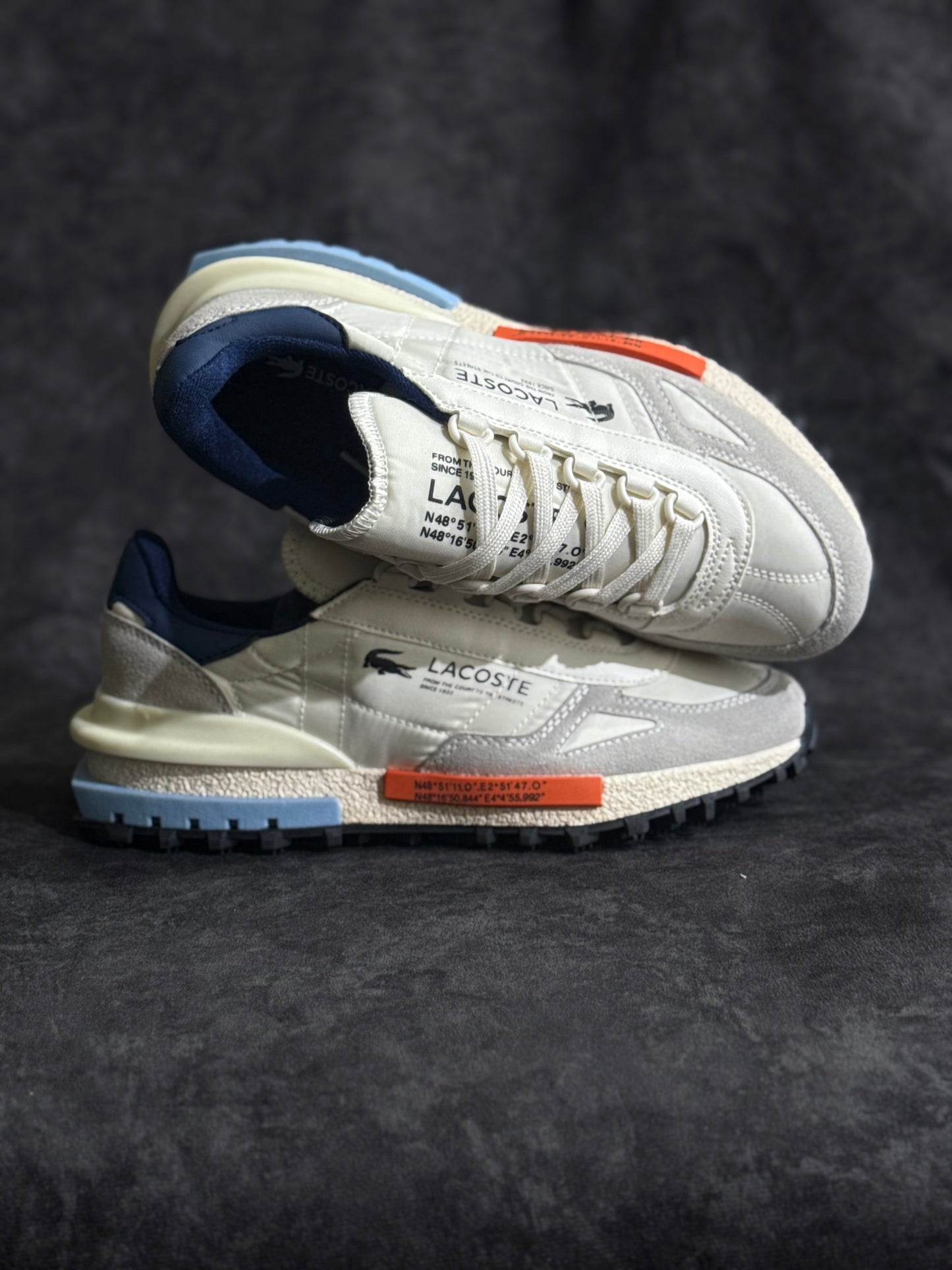 Lacoste Elite Active White / Blue