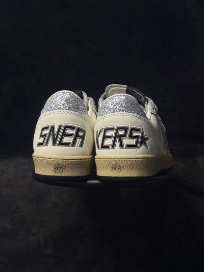 Golden Goose Ball Star Nappa Upper and Spur Glitter