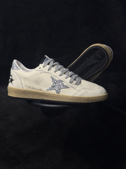 Golden Goose Ball Star Nappa Upper and Spur Glitter