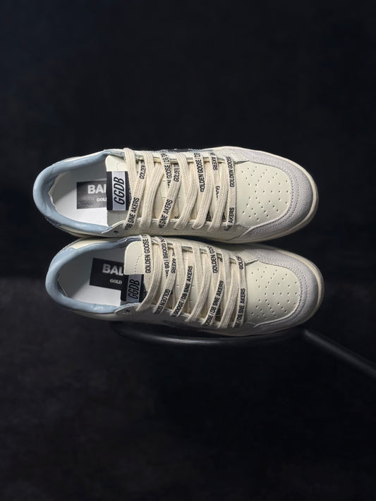 Golden Goose Ball Star White / Blue Fog / Silver