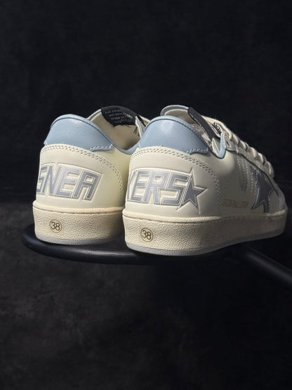 Golden Goose Ball Star White / Blue Fog / Silver