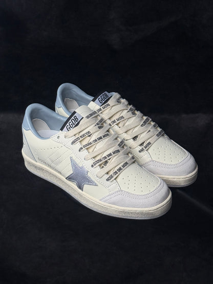 Golden Goose Ball Star White / Blue Fog / Silver
